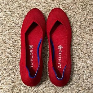 Rothy’s Red Flats